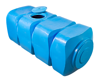 Емкость узкая горизонтальная бак бачок бочка 1000 литров ГУ1000