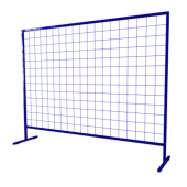 Строительное ограждение инвентарное дорожное передвижное переносное мобильное ОС-1 синее