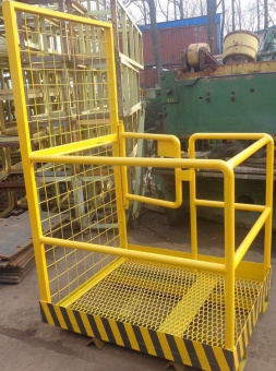 КОРЗИНА ДЛЯ подъема людей ВИЛОЧНЫМ ПОГРУЗЧИКОМ ВПК-1