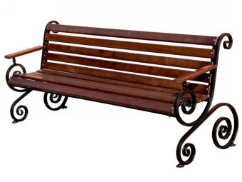 Скамейка скамья лавочка лавка Французская лоза с подлокотником