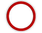 Дорожный знак 3.2 "Движение запрещено"