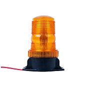 Маяк проблесковый маячок светодиодный желтый на шурупах автомобильная мигалка желтая на крышу автомобиля, автобуса, грузовика, спецтехники Mantella 13 см