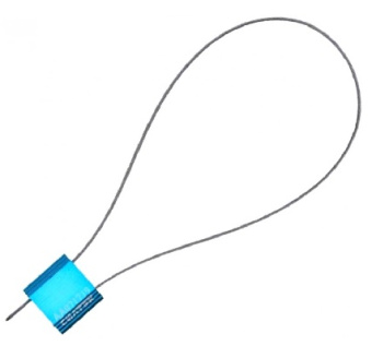 Силовая номерная пломба ЗПУ Трос 2,5 500 см 100 штук